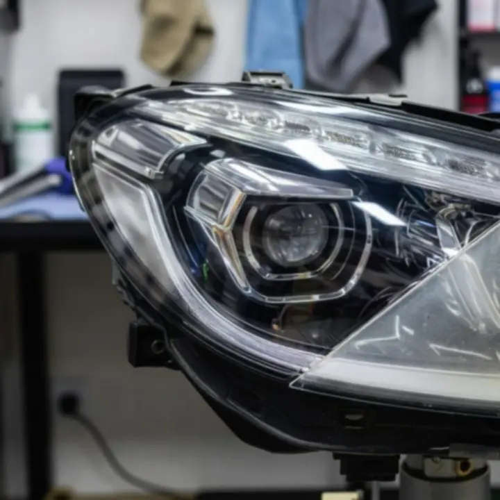 Fényszóró felújítás előtte-utána eredménnyel a Shine Car Studiónál