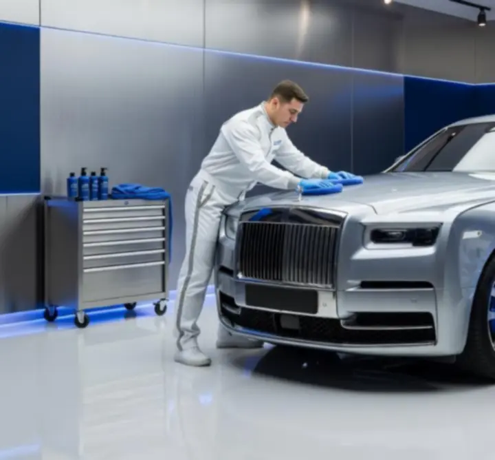 Prémium autókozmetikai munka a Shine Car Studio műhelyében